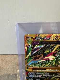 2015 Pokemon XY Ancient Origins M Mega Rayquaza EX 98/98 Full Art Holo Rare - Image 4