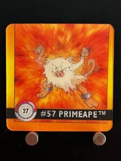 Mankey Primeape Lenticular Pokemon Card Artbox TCG Nintendo Game Anime Japan - Image 1