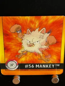 Mankey Primeape Lenticular Pokemon Card Artbox TCG Nintendo Game Anime Japan - Image 3
