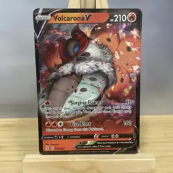 Pokemon Volcarona V #21/203 Sword & Shield Evolving Skies Holo NM - Image 1