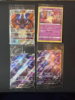 Pokemon 4x Sealed Promo Lot 2x Mewtwo V Lucario Vstar Hisuian Typhlosion SWSH NM - Image 1