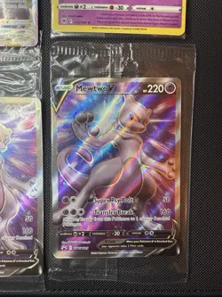 Pokemon 4x Sealed Promo Lot 2x Mewtwo V Lucario Vstar Hisuian Typhlosion SWSH NM - Image 3