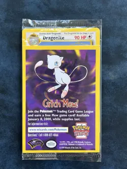 **Sealed** And New “Flying” Dragonite WOTC Black Star Pokemon Movie Promo - Image 1