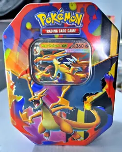Pokemon Bundle Sealed TCG: S&V Surging Sparks Pcs - Charizard Y-4 Booster Tin - Image 4