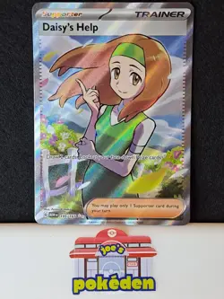 Daisy's Help Scarlet & Violet 151 - 195/165 Ultra Rare NM Pokemon TCG (Crease) - Image 1
