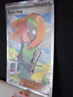 Daisy's Help Scarlet & Violet 151 - 195/165 Ultra Rare NM Pokemon TCG (Crease) - Image 3