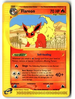Flareon ⭐ 8/144 Rare Skyridge 2003 Pokemon MP - Image 1