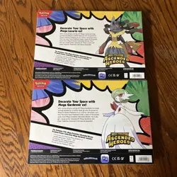 Pokemon Ascended Heroes Premium Poster Collection Set of 2! Factory Sealed - Image 2