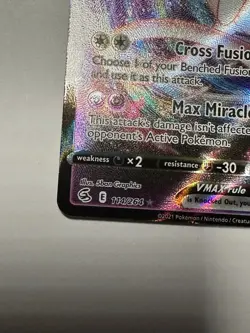 Mew VMAX 114/264 Fusion Strike Nm Pokemon TCG Ultra Rare Holo - Image 5