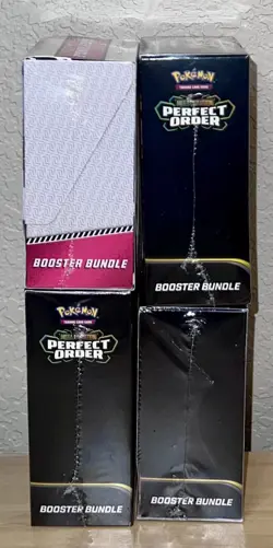 Pokemon Booster Bundle Lot White Flare, Phantasmal Flames, Perfect Order x2 - Image 2