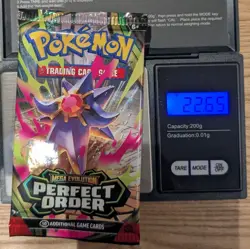 Mega Evolution Perfect Order Booster Pack - Heavy 22.65g - Sealed New - Pokemon - Image 1