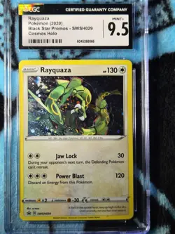 Pokemon Rayquaza CGC 9.5 SWSH029 Sword & Shield Promo Holo 2020 English - Image 1
