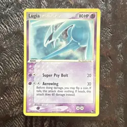 Pokemon Lugia 002/017 POP Series 5 Holo Rare 80 HP Super Psy Bolt Aerowing - Image 1