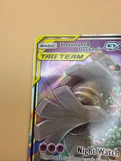 Pokemon TCG Trevenant Dusknoir GX SM217 Black Star Promo Sun Moon Holo Tag Team - Image 4