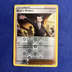 Pokemon | SWSH02: Rebel Clash | Boss's Orders | 154/192 | Reverse Holo | NM - Image 1