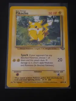 Pokemon TCG Pikachu Jungle 60/64 Regular 1999-2000 Wizards Base Set ~ Heavy Play - Image 1