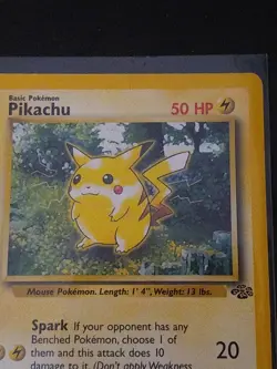 Pokemon TCG Pikachu Jungle 60/64 Regular 1999-2000 Wizards Base Set ~ Heavy Play - Image 3