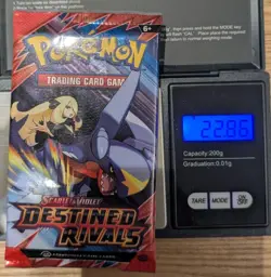 Destined Rivals Booster Pack - Very Heavy 22.86g - Pokemon Scarlet & Violet - Image 1