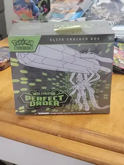 Pokemon TCG Mega Evolution Perfect Order Elite Trainer Box ETB Factory Sealed - Image 1