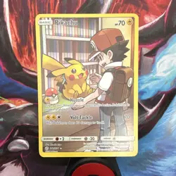 Pikachu Secret Rare Holo 241/236 Sm-Cosmic Eclipse 70 HP English Pokemon TCG - Image 1