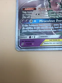 Mewtwo & Mew GX 71/236 Tag Team Pokemon 2019 World Championships - Image 3