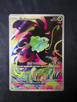Pokemon TCG Bulbasaur 133/132 Me01: Mega Evolution Illustration Rare - Image 1