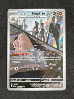 Pokemon TCG Team Rocket’s Dugtrio 239/217 Illustration Rare Ascended Heroes NM - Image 1
