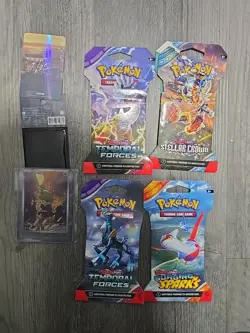 Lot of 6 Pokemon TCG: Scarlet & Violet Paradox Rift Sealed Booster Packs - Image 2