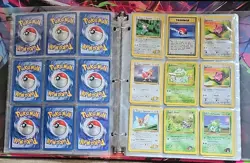 Vintage Pokemon Binder WOTC Base, Base 2, Fossil, Jungle, Gym Hero, Rocket 250+ - Image 4