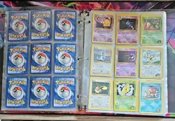 Vintage Pokemon Binder WOTC Base, Base 2, Fossil, Jungle, Gym Hero, Rocket 250+ - Image 5