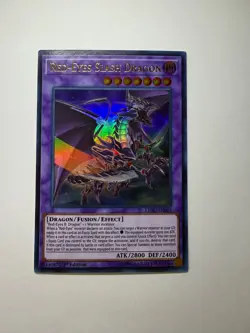 Yugioh - Red-Eyes Slash Dragon - Ultra - 1st - LEDU-EN003 - NM - Image 1