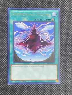 3x YuGiOh! - Dimensional Fissure CRBR-EN030 Rare 1st Edition Near Mint - Image 2