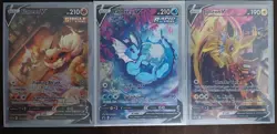 Pokemon Card Flareon Jolteon Vaporeon V Sword & Shield Promo Cards Holo - Image 1
