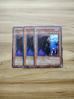 Yu-Gi-Oh! - Gravekeeper's Spy 3X - Complete Playset - RP02-EN075 - Image 1