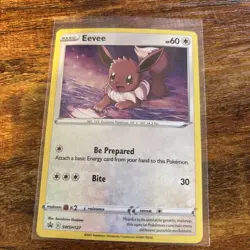 eevee swsh127 - Pokemon Sword And Shield Promo Card Ultra rare Holo - Image 1