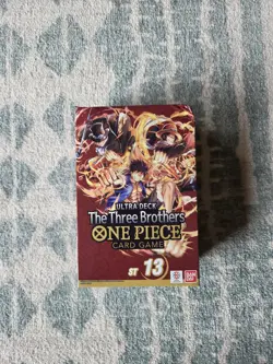 One Piece TCG English Three Brothers Ultra Starter Deck ST-13 Sealed Damaged Box - Image 1