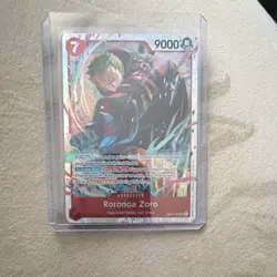 Bandai One Piece CCG Roronoa Zoro EB04-007 Holo 9000 Power Egghead Card - Image 1