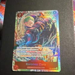 Bandai Roronoa Zoro Full Art Foil SR EB04-007 One Piece CCG Egghead - Image 1