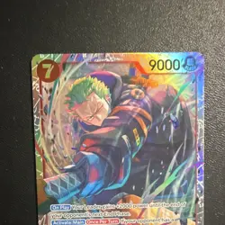 Bandai Roronoa Zoro Full Art Foil SR EB04-007 One Piece CCG Egghead - Image 3