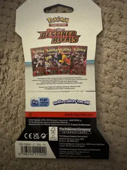 Pokemon TCG - Destined Rivals Sleeved Booster Pack ✅ Brand New & Sealed ✅ - Image 1