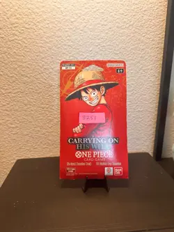 One Piece TCG OP-13 Carrying On His Will New Blister Pack HEAVY SEALED 37.53🔥 - Image 2