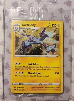 Sealed Toxtricity 063/189 NM Cosmos Holo Promo 2020 Pokemon SWSH Darkness Ablaze - Image 1
