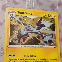Sealed Toxtricity 063/189 NM Cosmos Holo Promo 2020 Pokemon SWSH Darkness Ablaze - Image 3