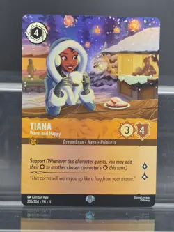 Disney Lorcana Tiana – Warm and Happy 205/204 Winterspell Epic - Image 1