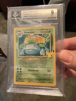 Venusaur 2021 Celebrations #15 Beckett Mint 9 BGS Pokemon Holo Classic Psa - Image 1