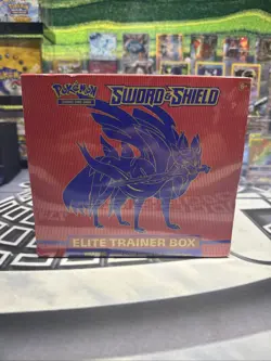 Pokemon TCG Zacian Sword and Shield ETB Elite Trainer Box New Factory Sealed - Image 1