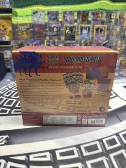Pokemon TCG Zacian Sword and Shield ETB Elite Trainer Box New Factory Sealed - Image 4