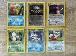 Lot Of 6 Holo Neo Discovery, Genesis, Revelation Pokemon Cards Vintage WOTC - Image 1