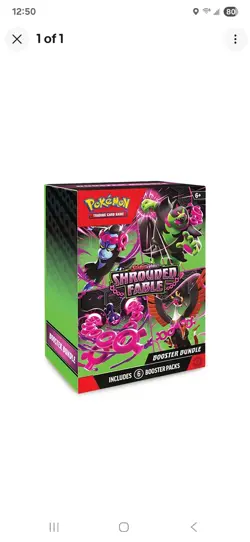 Pokemon Shrouded Fable Booster Bundle (6 packs) - Factory Sealed FREE SHIPPING - Image 1