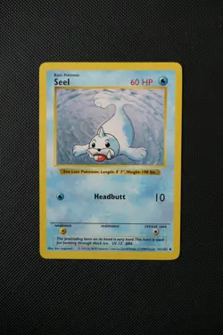 Pokemon Card Shadowless Seel Base Set Non Holo Uncommon 41/102 WOTC - Image 1